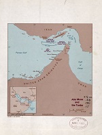 Map Strait of Hormuz Iran CIA 1980