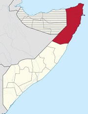 Map of Puntland - Somalia